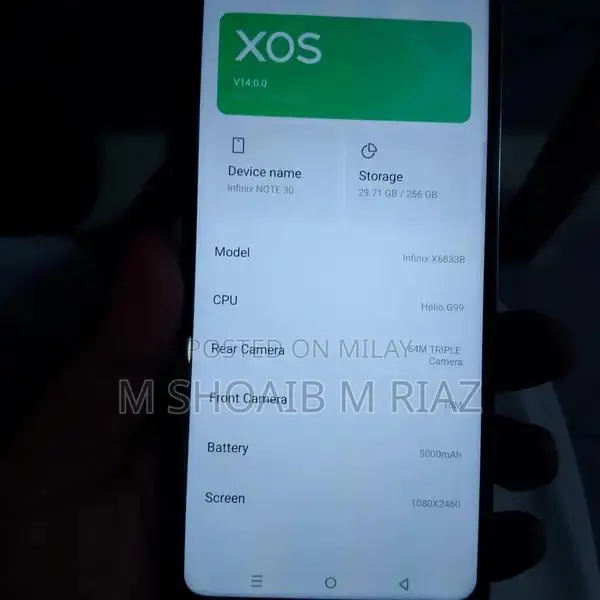 High Performance Mobile: 8GB RAM, 256GB Storage