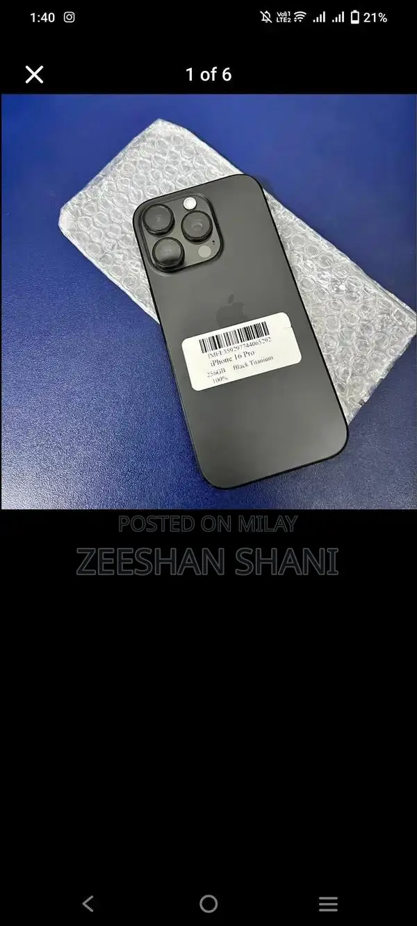 Apple iPhone 16 Pro 1TB High-End Smartphone