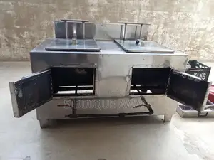 Commercial Double Fryer with Accessories for Restaurant/Kitchen