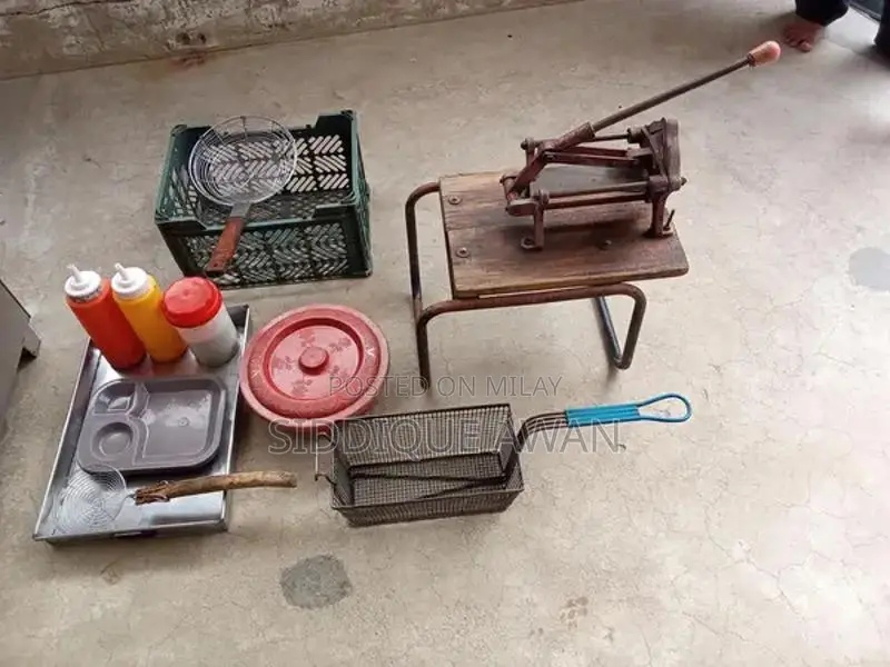 Commercial Double Fryer with Accessories for Restaurant/Kitchen