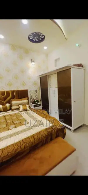 Complete 4-Piece Bedroom Furniture Set with Bed and Mattress