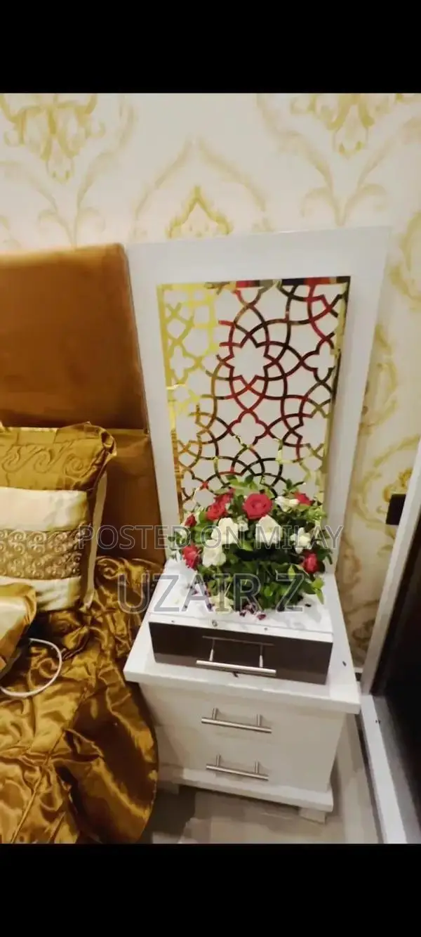 Complete 4-Piece Bedroom Furniture Set with Bed and Mattress