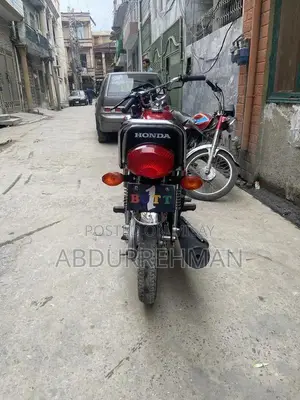 Honda 125 Motorcycle 2024 Model Red Sport Bike