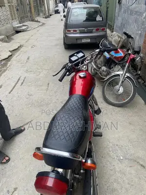 Honda 125 Motorcycle 2024 Model Red Sport Bike