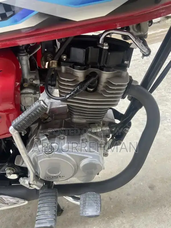 Honda 125 Motorcycle 2024 Model Red Sport Bike