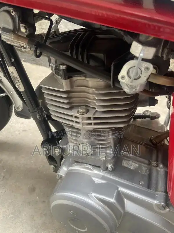 Honda 125 Motorcycle 2024 Model Red Sport Bike