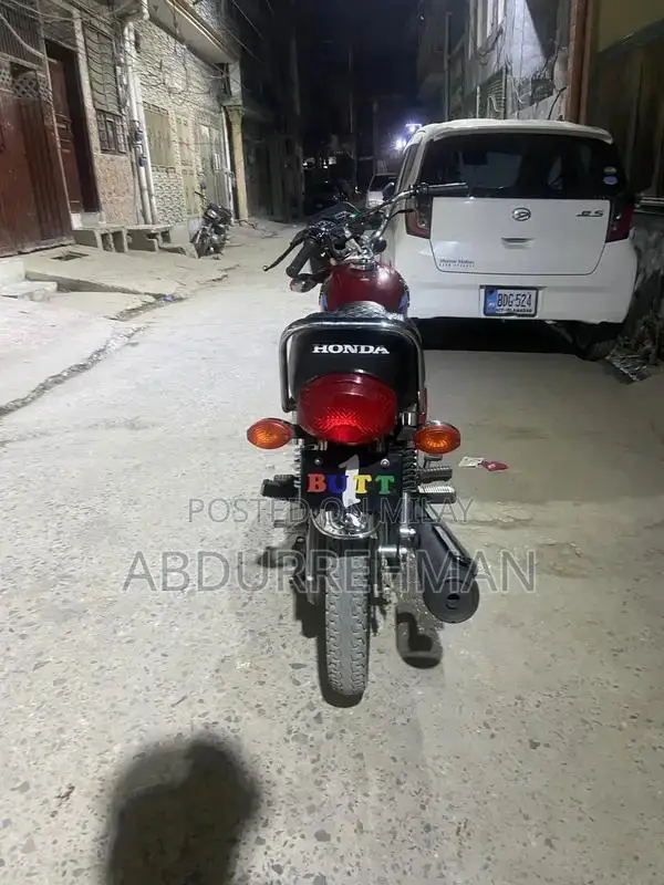 Honda 125 Motorcycle 2024 Model Red Sport Bike