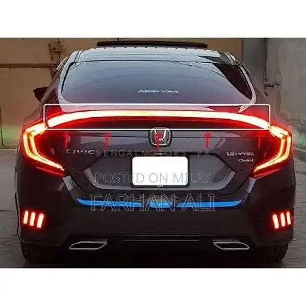Honda Civic LED Rear Spoiler - Sporty Design 2016-2021 Models