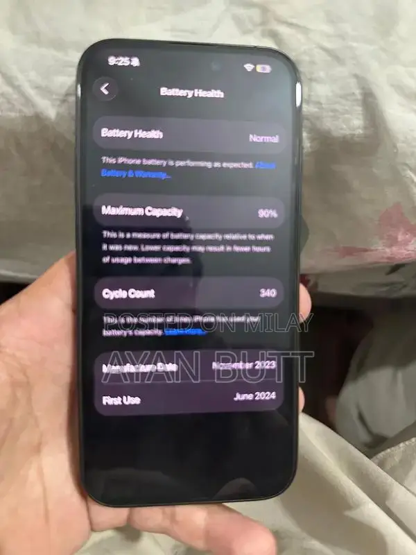 Premium Apple Smartphone 128GB Black Titanium Edition
