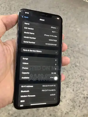 Apple iPhone 11 Pro Max 64GB Unlocked Smartphone