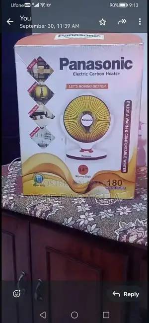 Portable Electric Heater with Humidifier Features