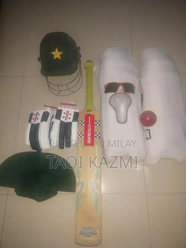 Complete Used Cricket Kit with Professional Gear and Accessories