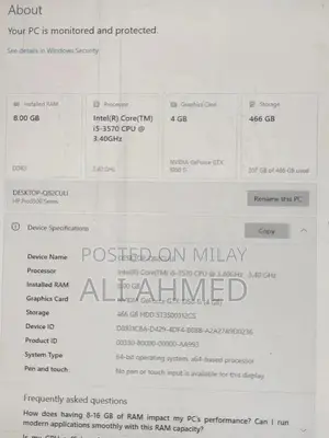 Mid-Range Gaming Desktop PC with GTX 1050 Ti Graphics