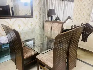 Photo - Modern 6 Seater Wooden Dining Table - Elegant Home Furniture