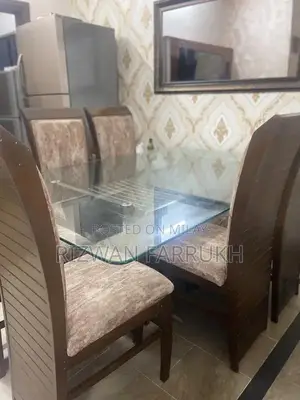 Modern 6 Seater Wooden Dining Table - Elegant Home Furniture