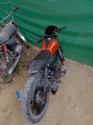 Photo - Custom Modified Motorcycle with Extended Frame and Akrapovic Exhaust