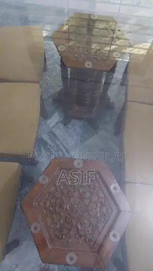 6-Seater Wooden Dining Table in Excellent Condition