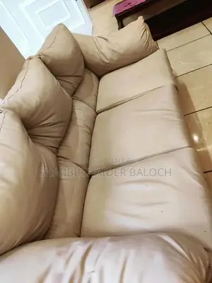 5-Seater Leathrite Sofa Set with Sturdy Frame