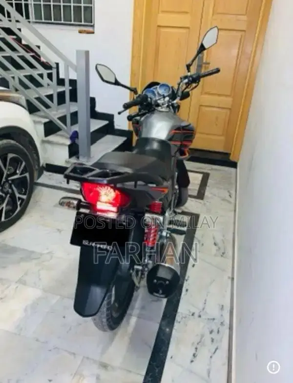 Honda CB 150F Motorcycle - Gray Color, New Tires