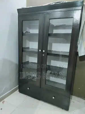 Photo - Showcase Cabinet with Mirrors and Drawers