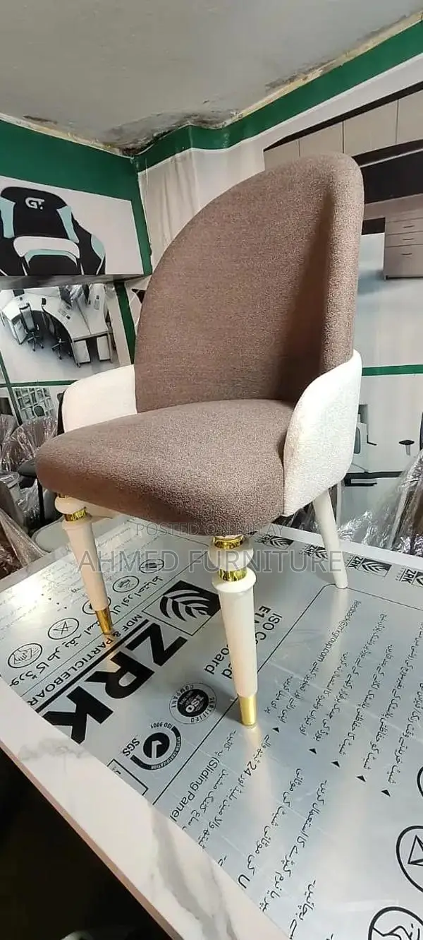 6-Seater Modern Dining Table with Matching Chairs