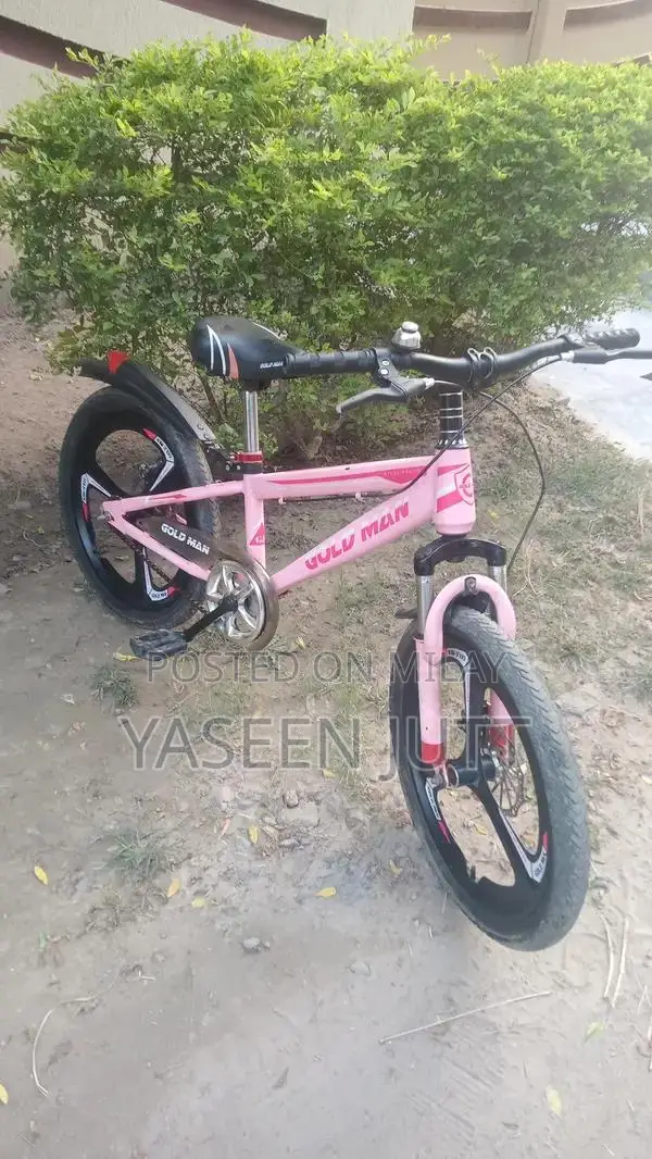 Gold Man Sports Bicycle for Girls and Riders