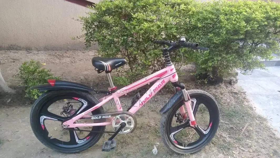 Gold Man Sports Bicycle for Girls and Riders