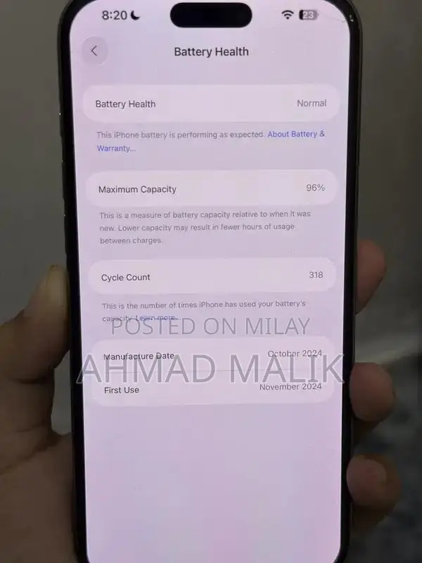 Pro Max Smartphone Desert Titanium 256GB