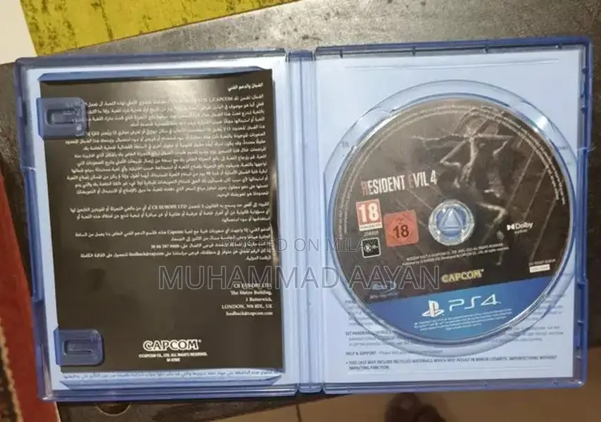 Resident Evil 4 Remake PS4 Disc - Compatible with PS5