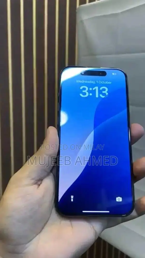 Blue Titanium iPhone 15 Pro Non PTA Smartphone