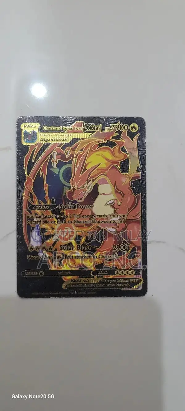 Rare Pokemon Collectible Trading Card Set - Premium Black Cards