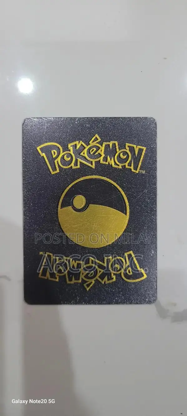 Rare Pokemon Collectible Trading Card Set - Premium Black Cards