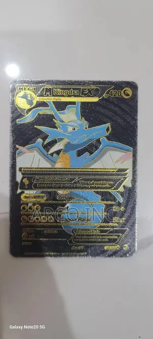 Rare Pokemon Collectible Trading Card Set - Premium Black Cards
