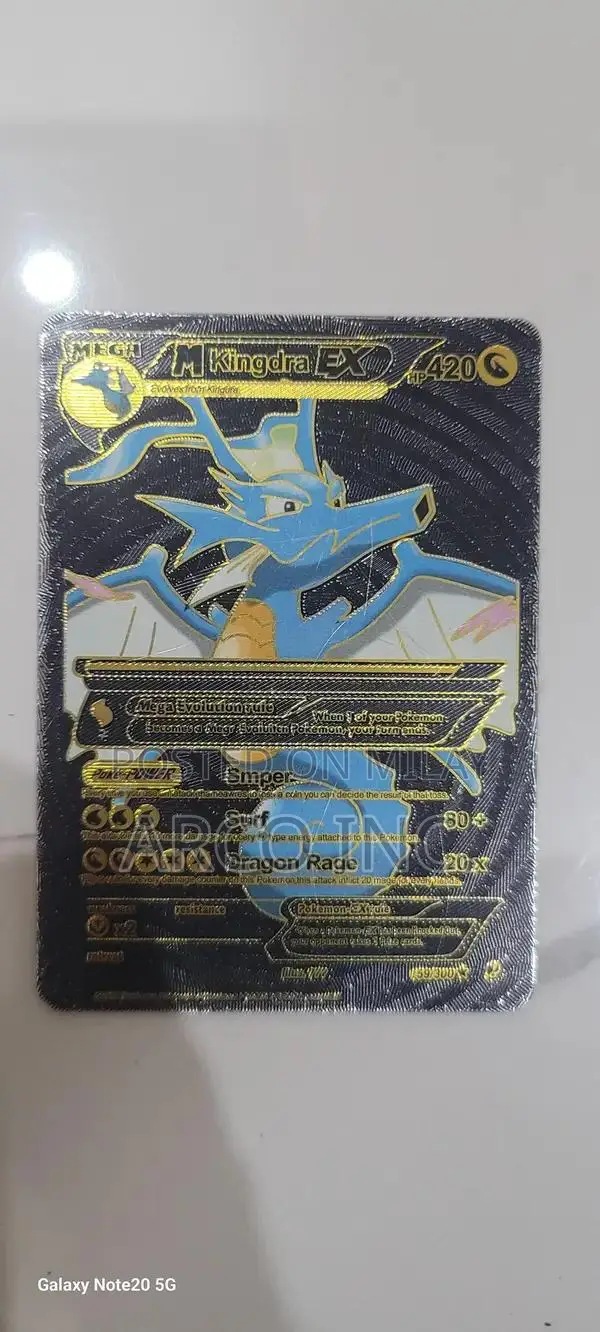 Rare Pokemon Collectible Trading Card Set - Premium Black Cards