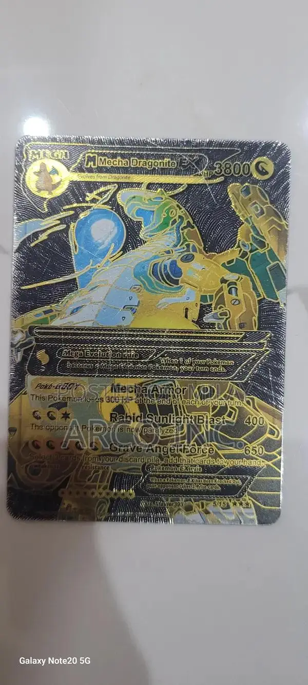 Rare Pokemon Collectible Trading Card Set - Premium Black Cards