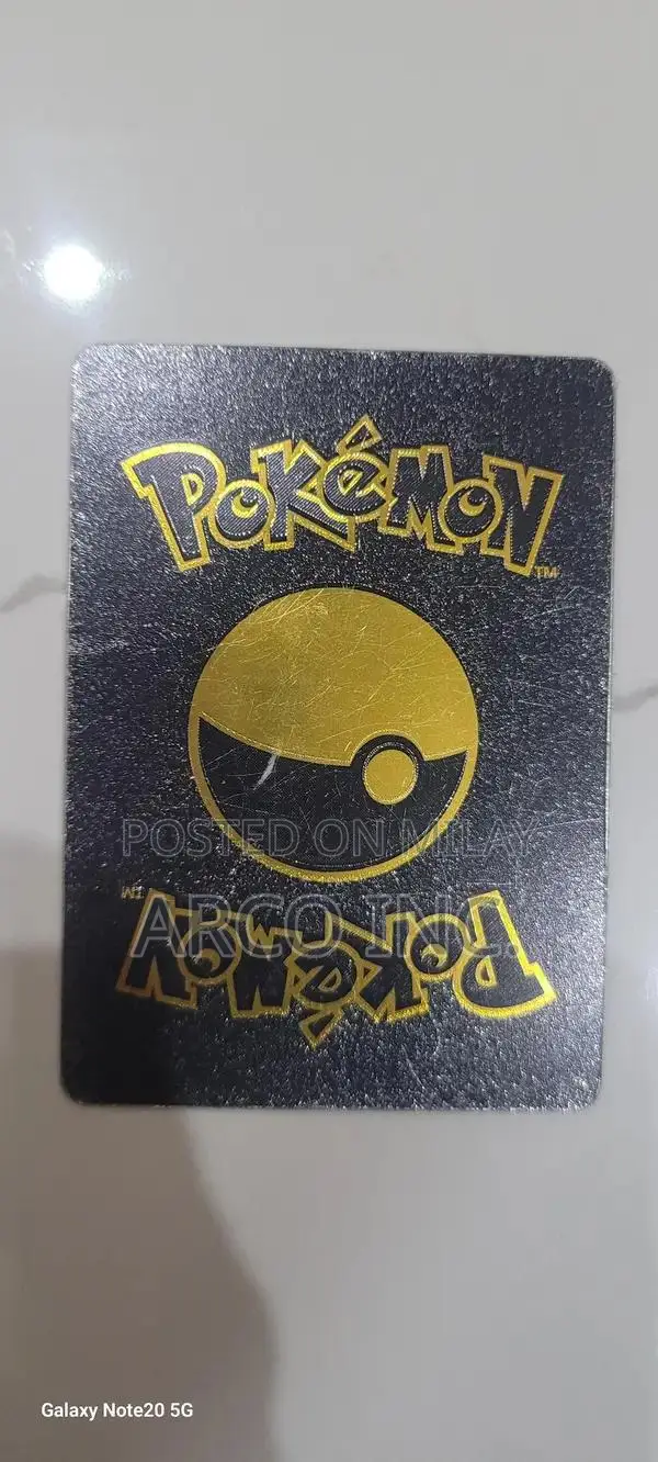 Rare Pokemon Collectible Trading Card Set - Premium Black Cards