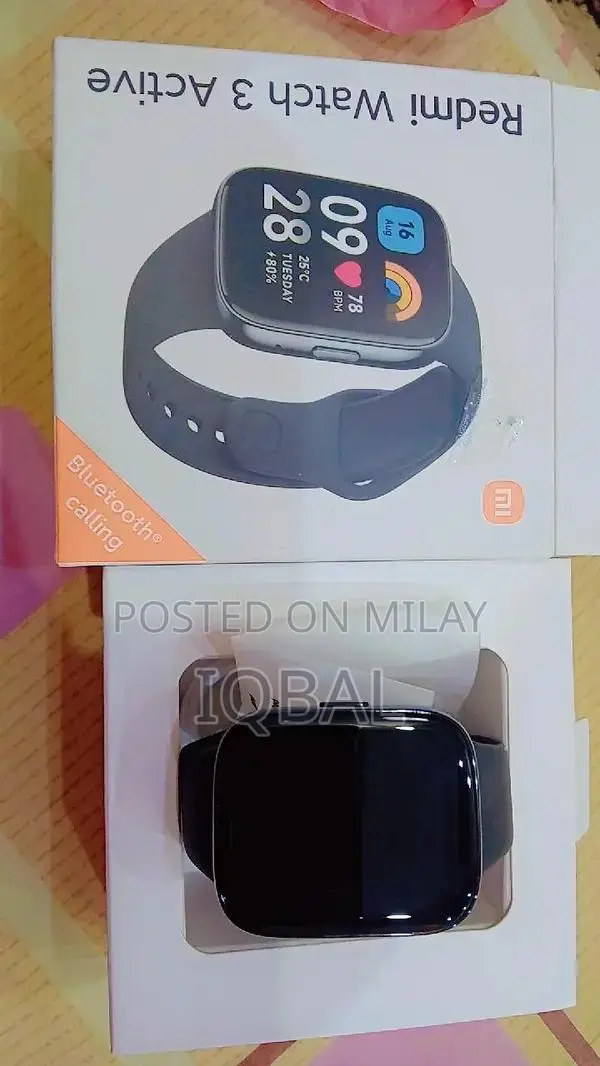Redmi Smart Watch Active 3 - Fitness Tracking Smartwatch with Advanced