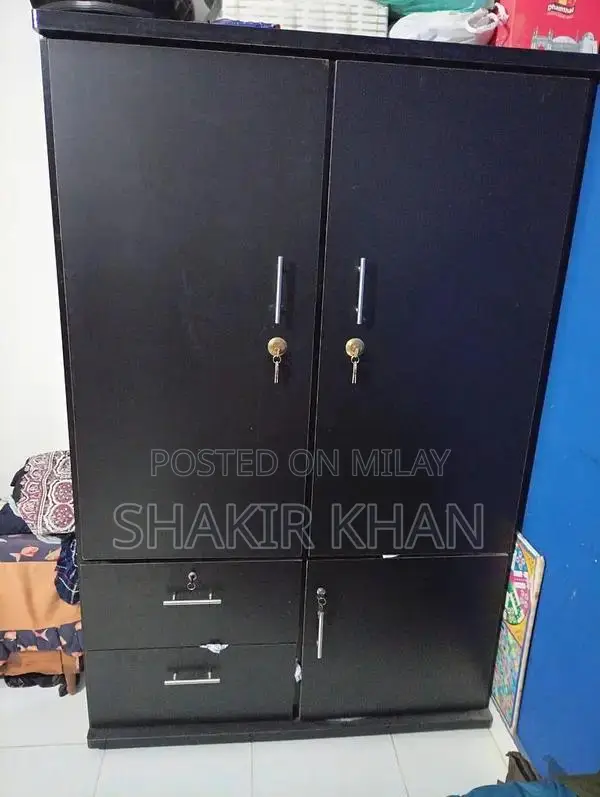 Wooden Wardrobe - Spacious Storage Armoire in Excellent Condition