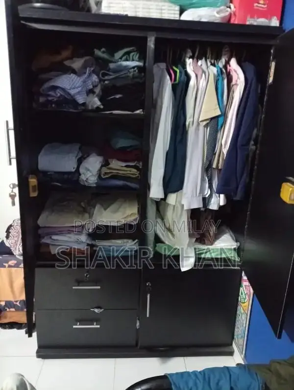 Wooden Wardrobe - Spacious Storage Armoire in Excellent Condition