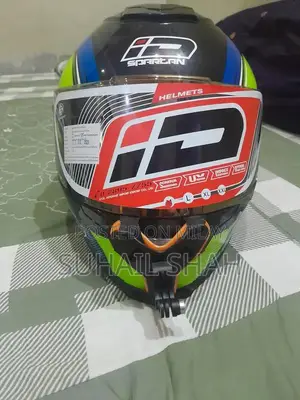 Photo - Large Motorcycle Helmet with Chin Mount - Thailand Style