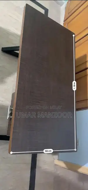 Photo - Office Table with Integrated Locker for Work and Study