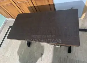 Office Table with Integrated Locker for Work and Study