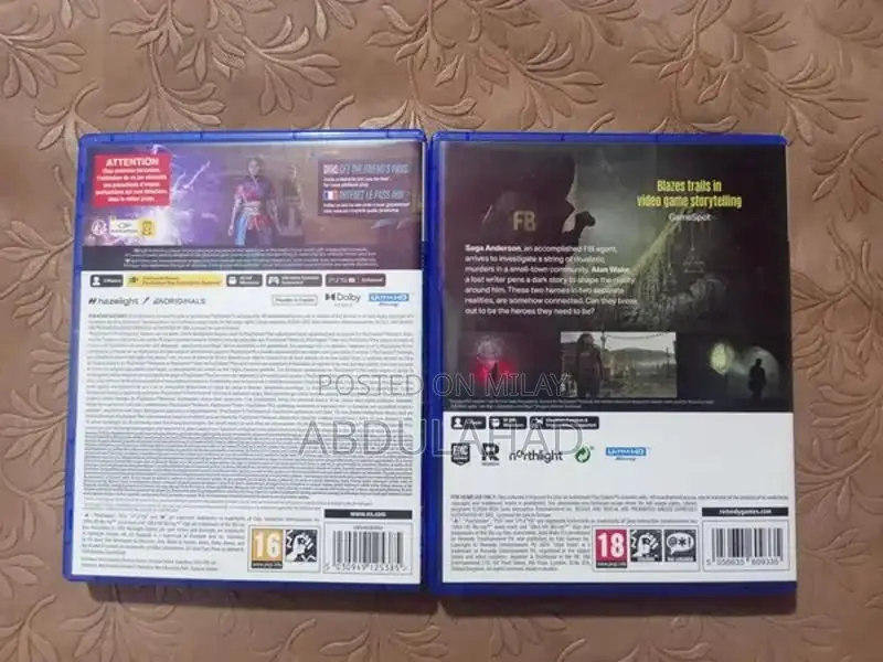 Alan Wake 2 Deluxe Edition with Split Fiction PS5 Game