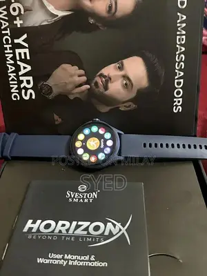SVESTON Horizon Smart Watch - Advanced Fitness Tracker with Touch Disp