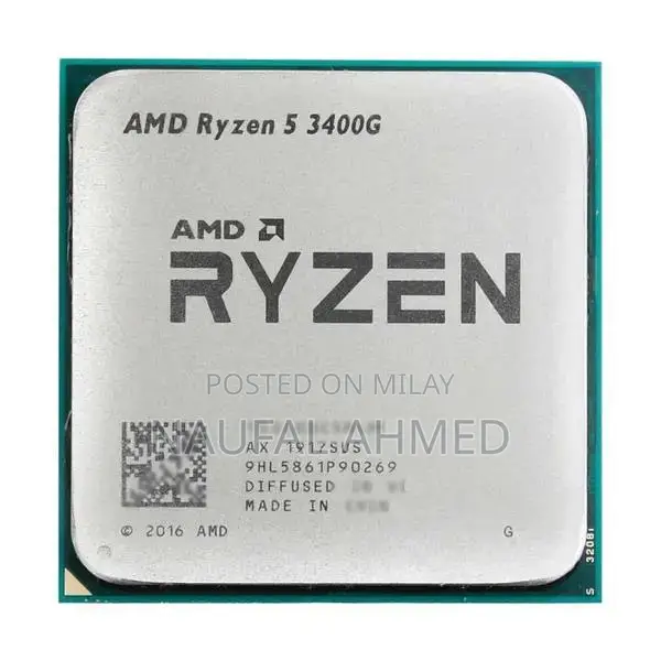 AMD Ryzen 5 3400G Desktop Processor with Integrated Graphics