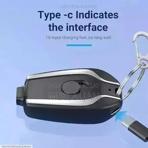 Photo - Compact Type-C Portable Power Bank Keychain Charger