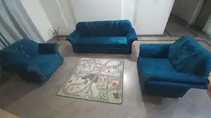 Photo - Wooden 3+1+1 Sofa Set in Excellent Condition
