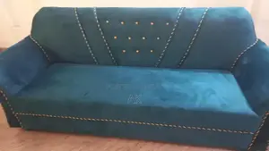 Wooden 3+1+1 Sofa Set in Excellent Condition