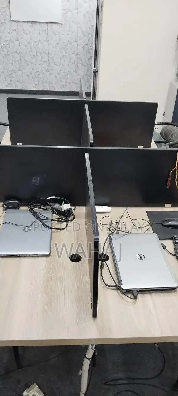 Modern Office Table with 6 Matching Chairs