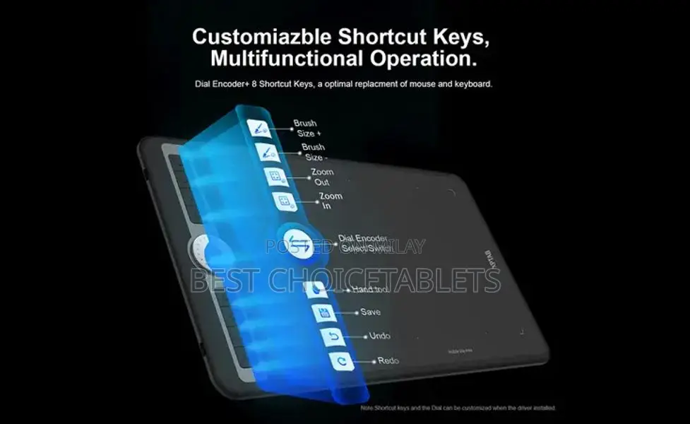 Professional Digital Art Graphic Tablet with 16K Pressure Sensitivity